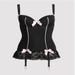 Corset porte-jarretelles Seduce Me noir