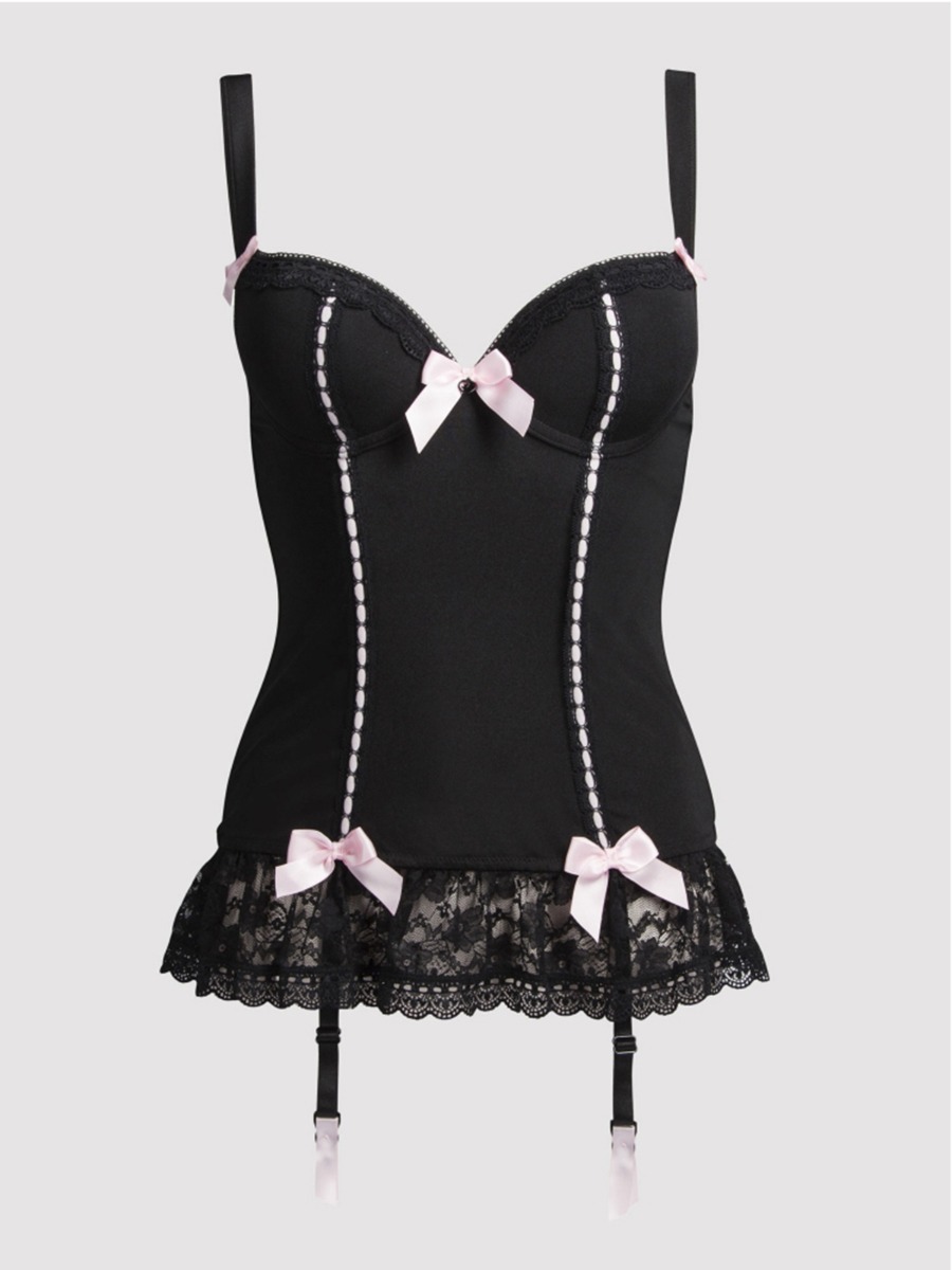 Corset porte-jarretelles Seduce Me noir