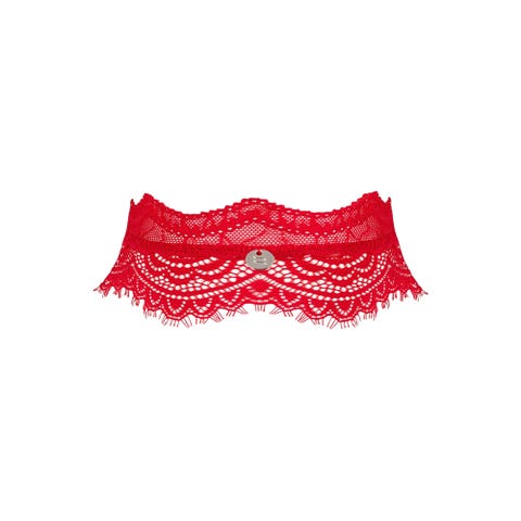 Tour de cou Bergamore rouge
