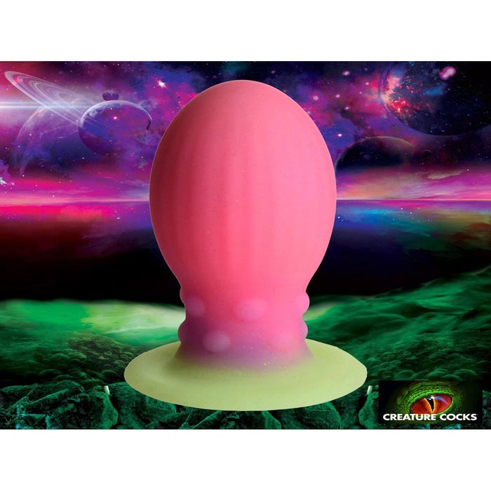 Plug anal XXL créature Xeno Egg 7,9 cm