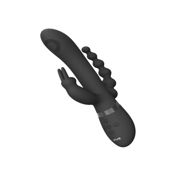 Vibromasseur rabbit double pénétration Rini