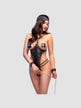 Body ouvert 3 pièces CR4638 imprimé serpent noir