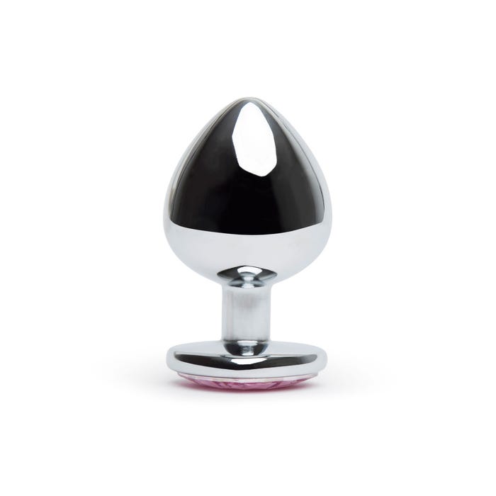 Plug anal bijou coeur Secret Shine rose large
