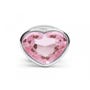 Plug anal bijou coeur Secret Shine rose large