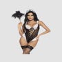 Costume soubrette vintage 60004 noir & blanc