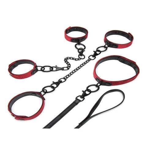 Kit d'attache collier et menottes Ruby 3 pièces