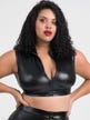 Crop top Fierce wetlook noir GT