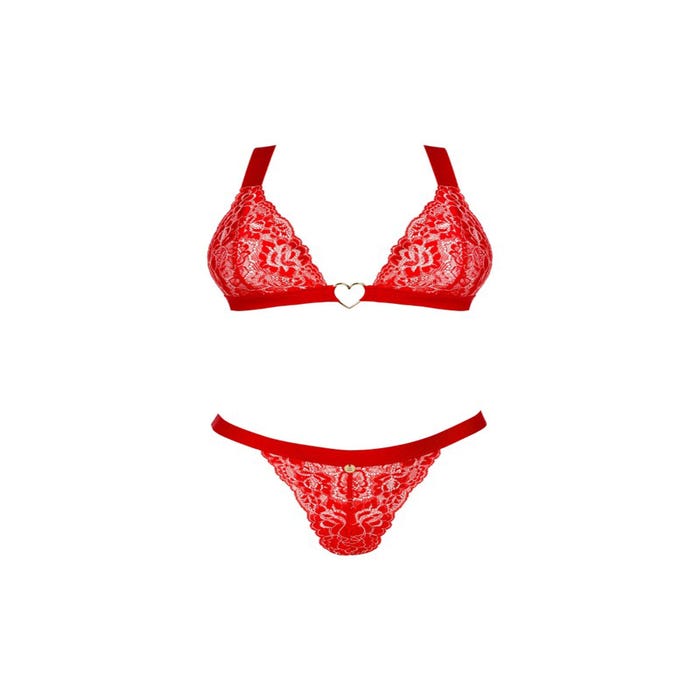 Ensemble 2 pièces Elianes rouge