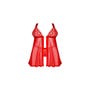 Nuisette babydoll Elianes rouge 