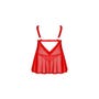 Nuisette babydoll Elianes rouge 