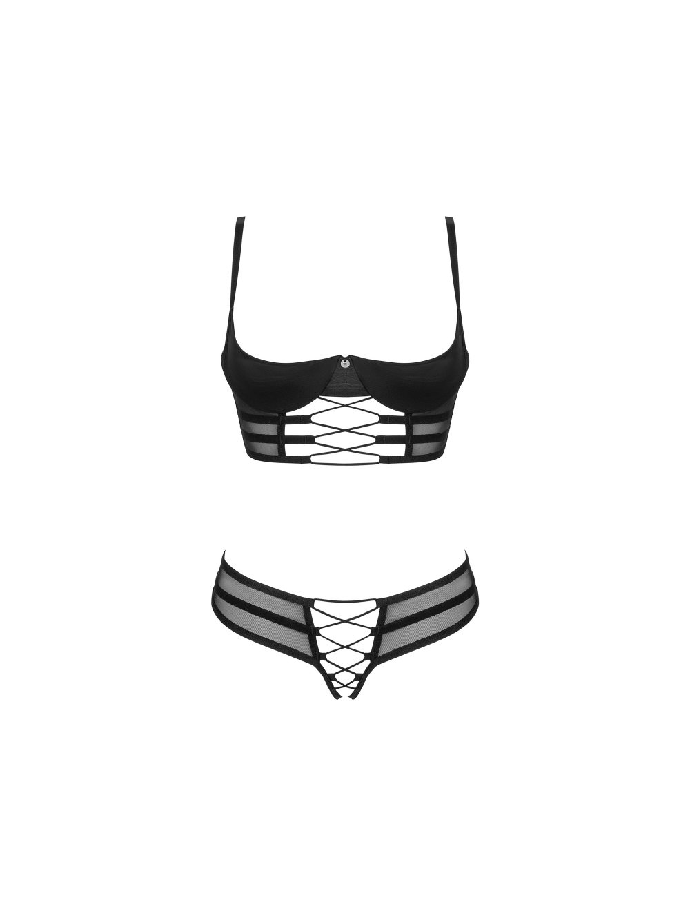 Ensemble 2 pièces ouvert Roxelia noir main product photo