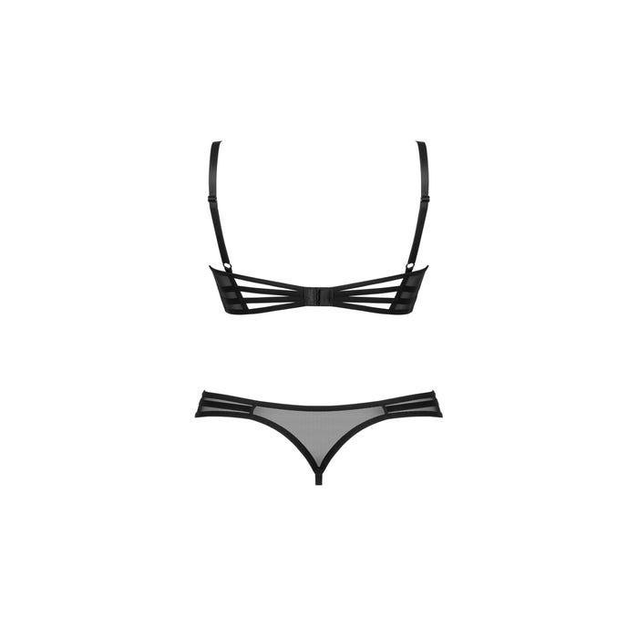 Ensemble 2 pièces ouvert Roxelia noir