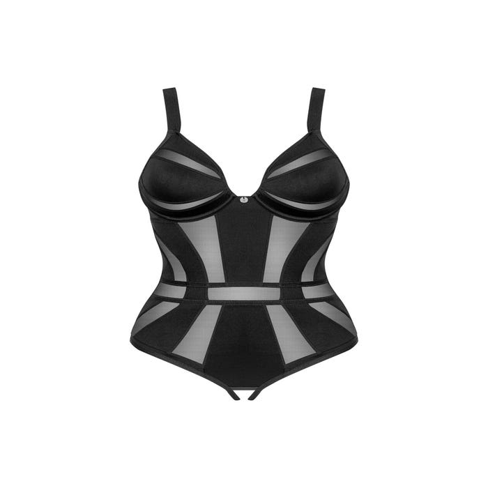 Body ouvert Chic Amoria noir  