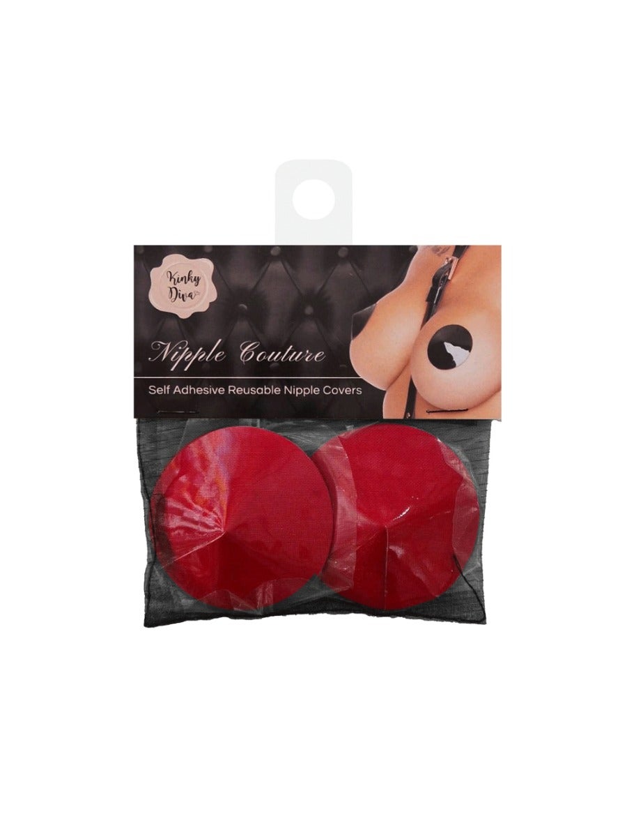 Cache-tétons Gloss rouge