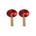 Cache-tétons Chain rouge & or