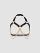 Soutien-gorge harnais Luxury Chain or