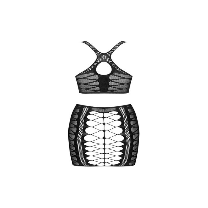 Top & jupe K102 noir   