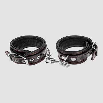 Menottes en cuir laqué Premium