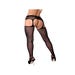Collant porte-jarretelles S307 noir
