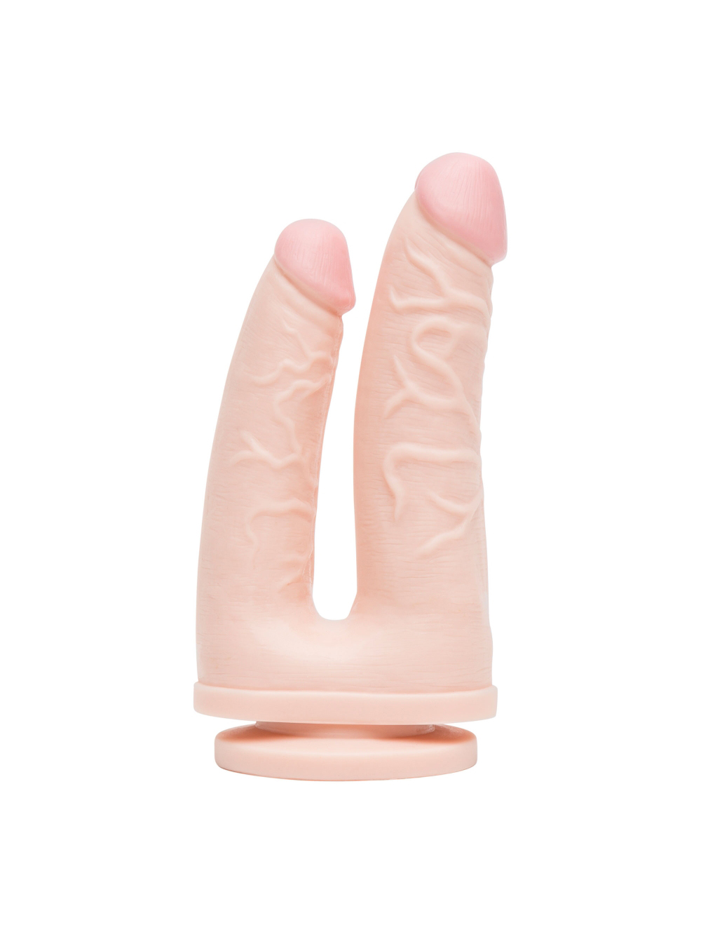 Gode ventouse double pénétration Ultra Lifelike Lover main product photo