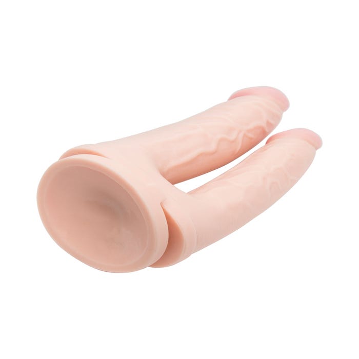 Gode ventouse double pénétration Ultra Lifelike Lover