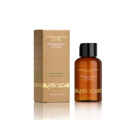 Massage lubrifiant naturel bio fleur d'oranger 100 ml