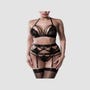 Ensemble 3 pièces dentelle 20059 Devote noir 