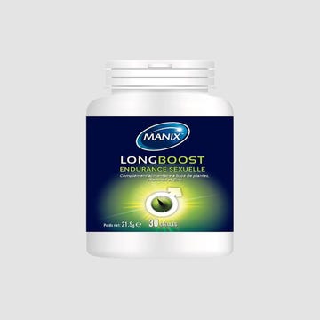 Stimulant sexuel naturel Manix LongBoost 30 gélules