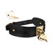 Collier BDSM cadenas coeur noir et or