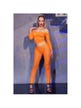 Ensemble 2 pièces CR4661 dentelle orange