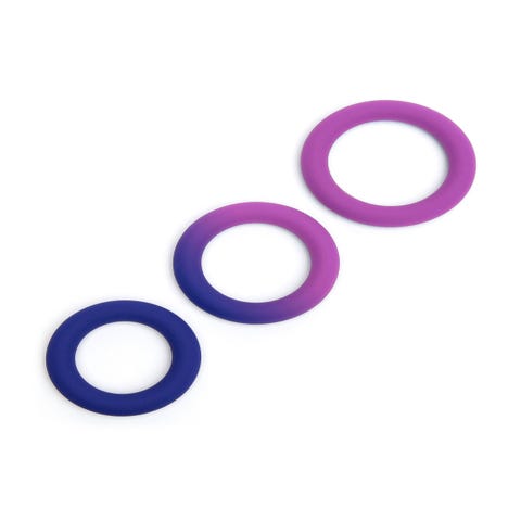 Kit de 3 cockrings silicone thermochrome Colour Play