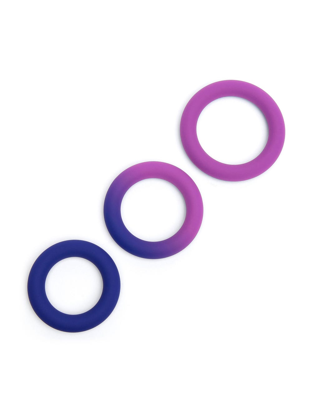 Kit de 3 cockrings silicone thermochrome Colour Play main product photo