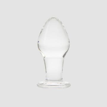Plug anal en verre Pure Sensual Glass medium