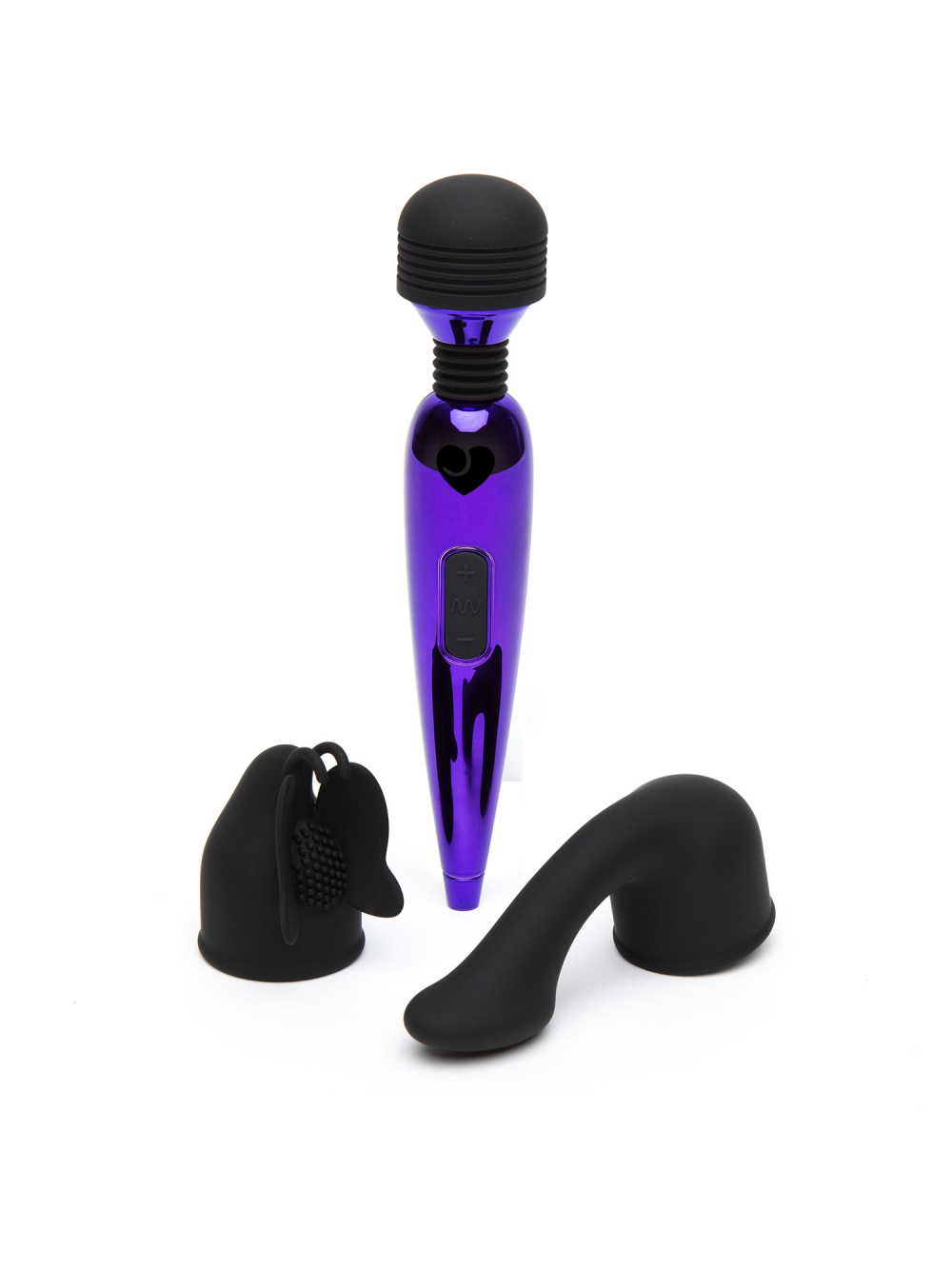 Kit vibromasseur wand Purple Power 4 pièces main product photo