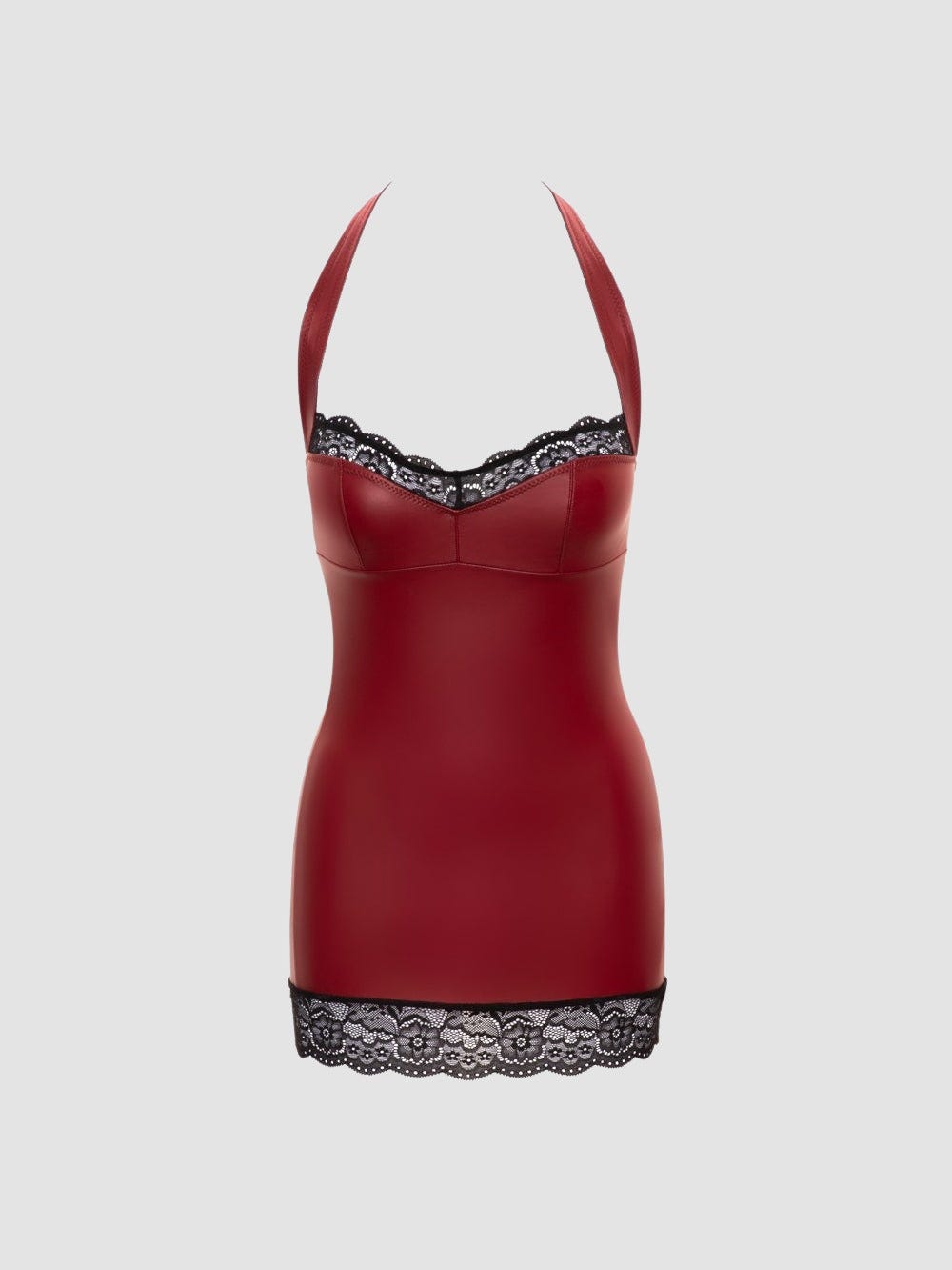 Robe effet mat rouge bordeaux