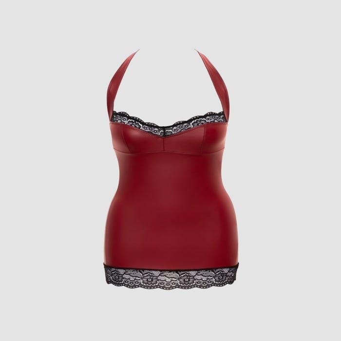 Robe effet mat rouge bordeaux