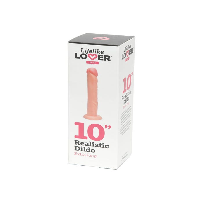 Gode ventouse XXL 25,4 cm Basic Lifelike Lover