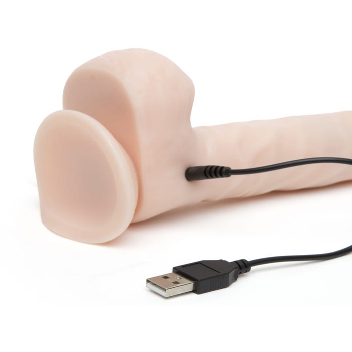 Vibromasseur va-et-vient rotatif 20,3 cm Luxe Lifelike Lover