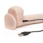 Vibromasseur va-et-vient rotatif 20,3 cm Luxe Lifelike Lover