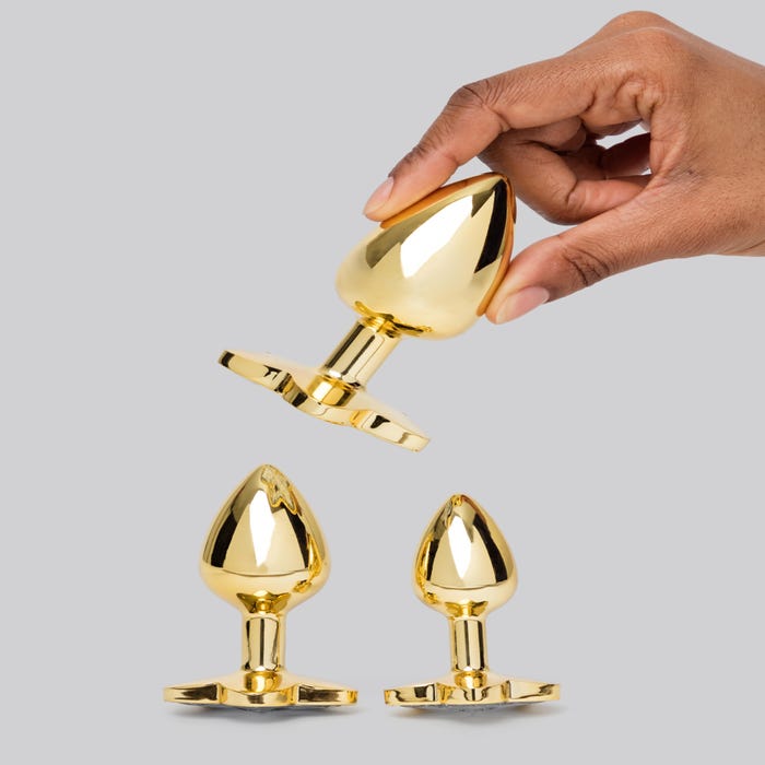 Kit plug anal bijou Star Power 3 pièces