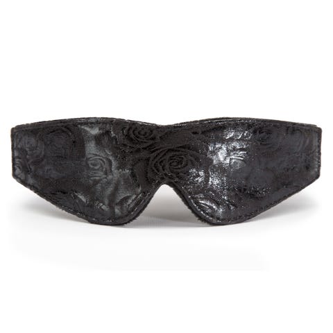 Masque doublé fausse fourrure Black Rose