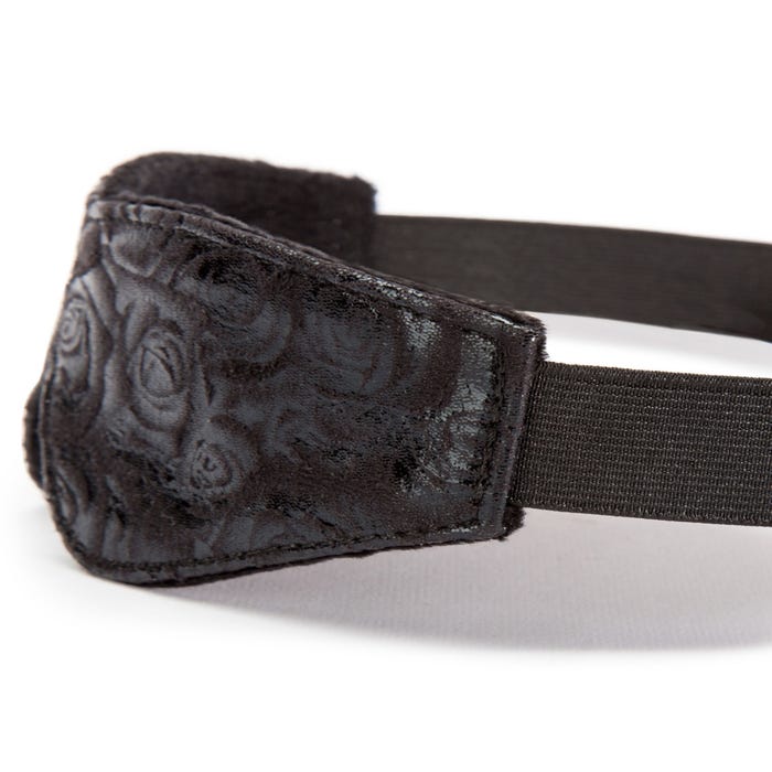 Masque doublé fausse fourrure Black Rose