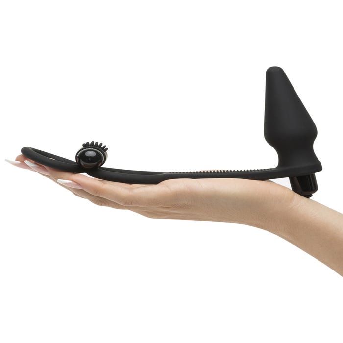 Plug anal vibrant avec double cockring Wowzer