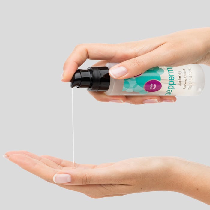 Lubrifiant eau aromatisé menthe poivrée 100 ml