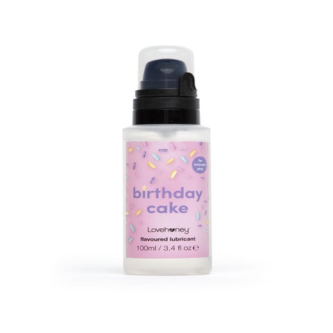 Lubrifiant eau aromatisé gâteau d'anniversaire 100 ml