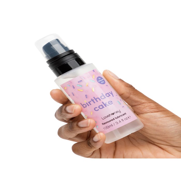 Lubrifiant eau aromatisé gâteau d'anniversaire 100 ml