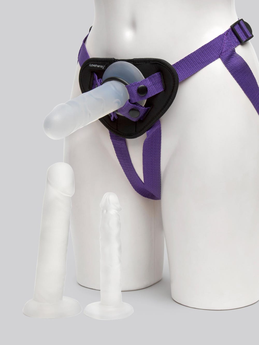 Kit gode ceinture Triple Thriller 4 pièces main product photo