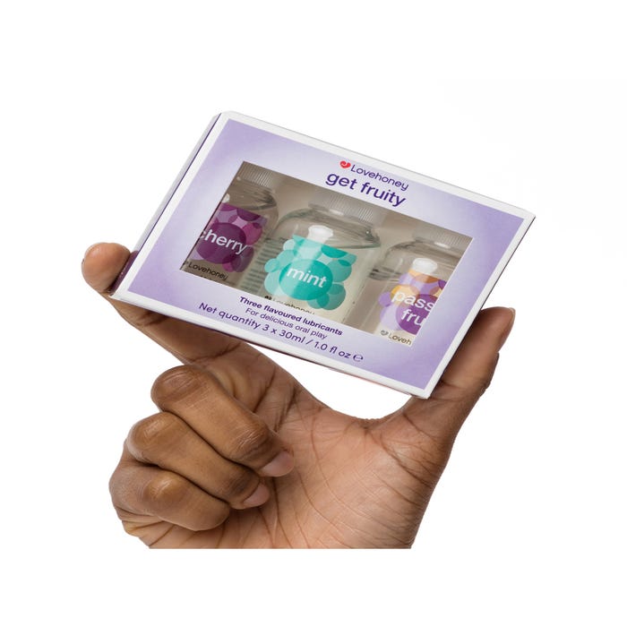 Coffret lubrifiant eau aromatisé Get Fruity 3 pièces