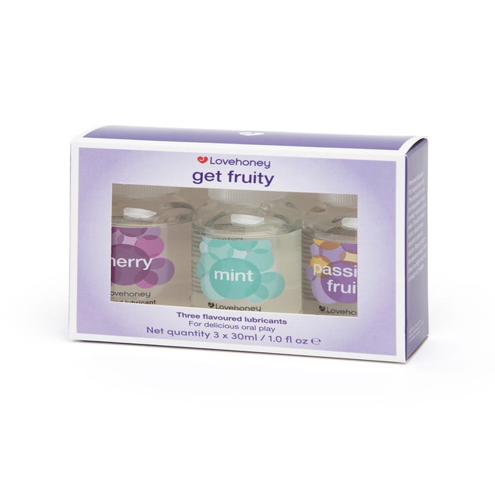 Coffret lubrifiant eau aromatisé Get Fruity 3 pièces