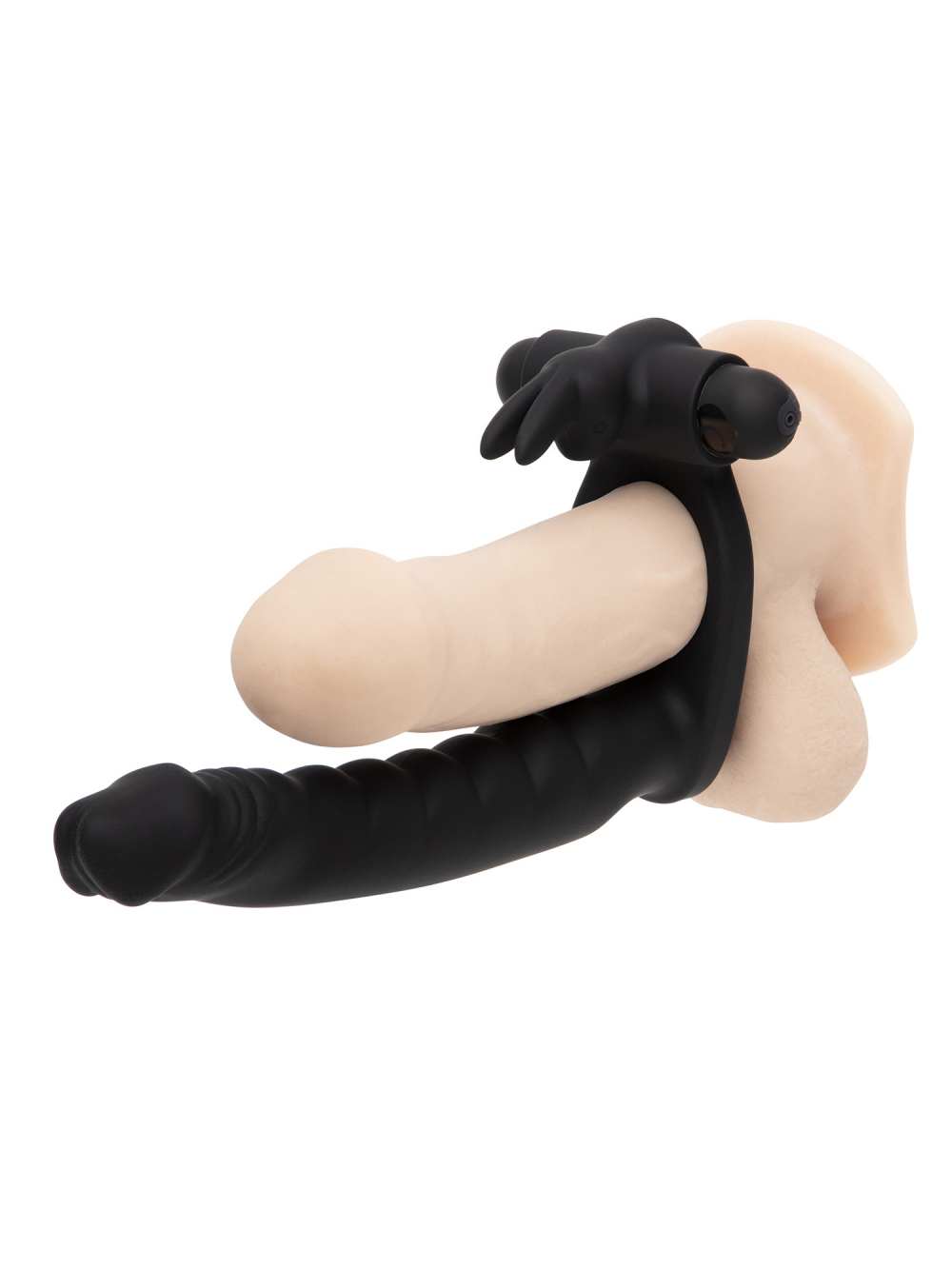 Anneau vibrant rabbit double pénétration Double Buzz main product photo